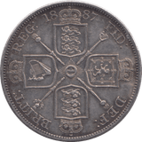 1887 DOUBLE FLORIN ( EF ) 1 - Double Florin - Cambridgeshire Coins