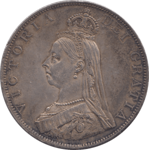 1887 DOUBLE FLORIN ( EF ) 2 - Double Florin - Cambridgeshire Coins