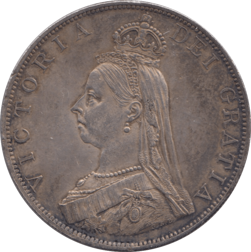 1887 DOUBLE FLORIN ( EF ) 2 - Double Florin - Cambridgeshire Coins