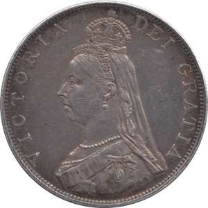 1887 DOUBLE FLORIN ( EF ) - Double Florin - Cambridgeshire Coins