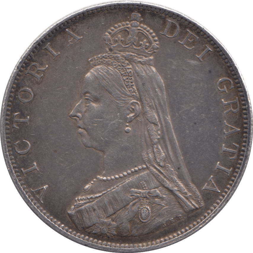 1887 DOUBLE FLORIN ( EF ) - Double Florin - Cambridgeshire Coins