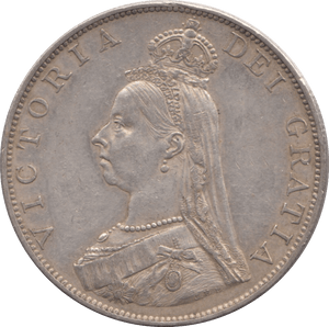 1887 DOUBLE FLORIN ( EF ) - DOUBLE FLORIN - Cambridgeshire Coins