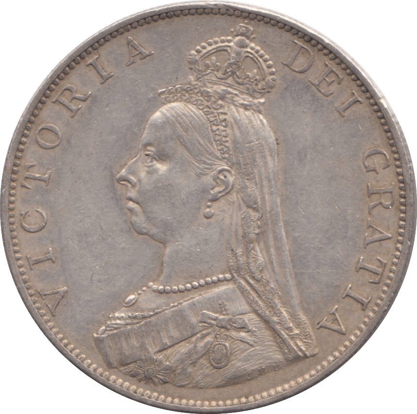 1887 DOUBLE FLORIN ( EF ) - DOUBLE FLORIN - Cambridgeshire Coins