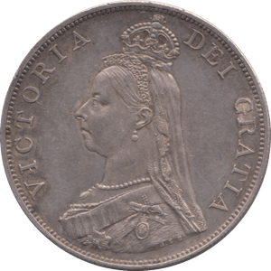 1887 DOUBLE FLORIN ( EF ) - DOUBLE FLORIN - Cambridgeshire Coins