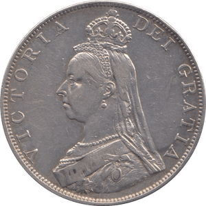 1887 DOUBLE FLORIN ( GVF ) - DOUBLE FLORIN - Cambridgeshire Coins