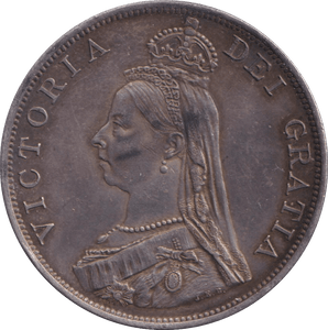 1887 DOUBLE FLORIN ( GVF ) - DOUBLE FLORIN - Cambridgeshire Coins