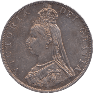 1887 DOUBLE FLORIN ( UNC ) - DOUBLE FLORIN - Cambridgeshire Coins