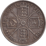 1887 FLORIN ( GVF ) - FLORIN - Cambridgeshire Coins