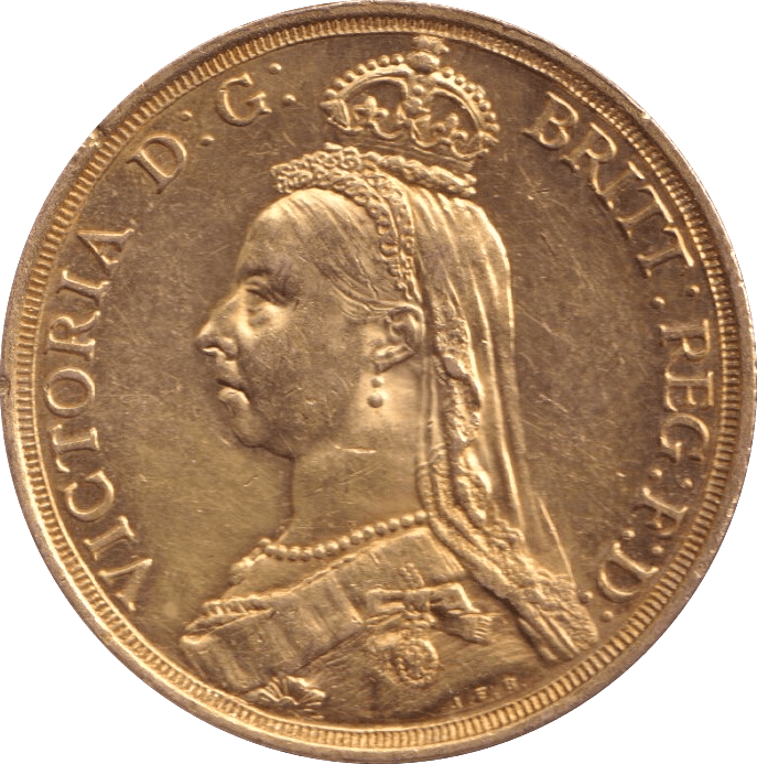 1887 GOLD DOUBLE SOVEREIGN ( AUNC ) 8 - Double Sovereign - Cambridgeshire Coins