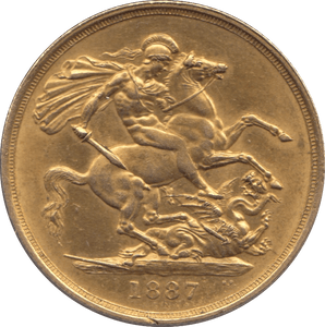 1887 GOLD DOUBLE SOVEREIGN ( EF ) - Double Sovereign - Cambridgeshire Coins