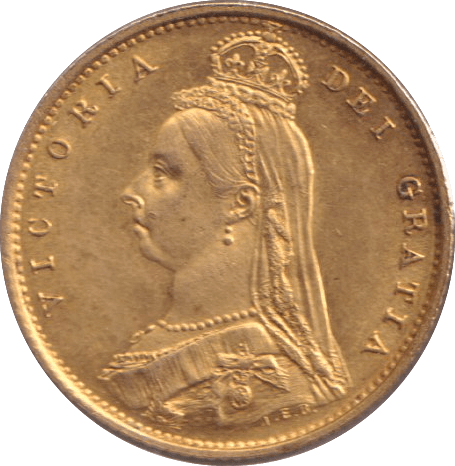 1887 GOLD HALF SOVEREIGN ( AUNC ) 2 - HALF SOVEREIGN - Cambridgeshire Coins