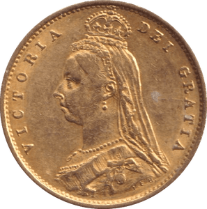 1887 GOLD HALF SOVEREIGN ( AUNC ) - HALF SOVEREIGN - Cambridgeshire Coins