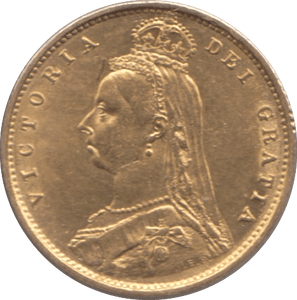 1887 GOLD HALF SOVEREIGN ( GVF ) 1 - HALF SOVEREIGN - Cambridgeshire Coins