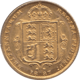 1887 GOLD HALF SOVEREIGN ( GVF ) 2 - HALF SOVEREIGN - Cambridgeshire Coins