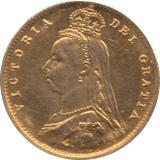 1887 GOLD HALF SOVEREIGN ( GVF ) 2 - HALF SOVEREIGN - Cambridgeshire Coins