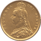 1887 GOLD HALF SOVEREIGN ( VF ) - HALF SOVEREIGN - Cambridgeshire Coins