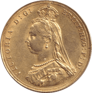 1887 GOLD SOVEREIGN ( AUNC ) - SOVEREIGN - Cambridgeshire Coins