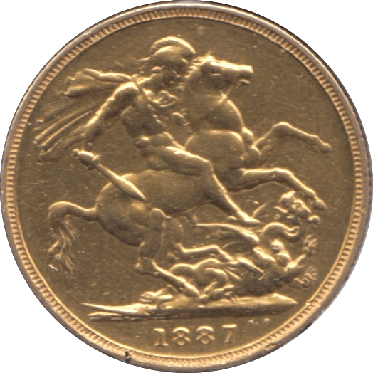 1887 GOLD SOVEREIGN ( GVF ) - SOVEREIGN - Cambridgeshire Coins