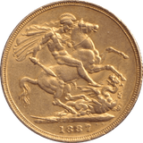 1887 GOLD SOVEREIGN ( GVF ) - SOVEREIGN - Cambridgeshire Coins