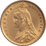 1887 HALF SOVEREIGN ( EF ) - HALF SOVEREIGN - Cambridgeshire Coins