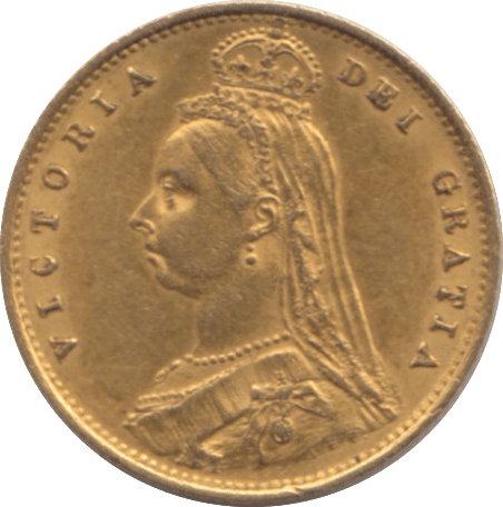 1887 HALF SOVEREIGN ( GVF ) - HALF SOVEREIGN - Cambridgeshire Coins