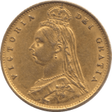 1887 HALF SOVEREIGN ( GVF ) - HALF SOVEREIGN - Cambridgeshire Coins