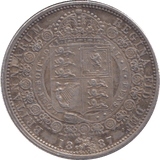 1887 HALFCROWN ( GVF ) - Halfcrown - Cambridgeshire Coins