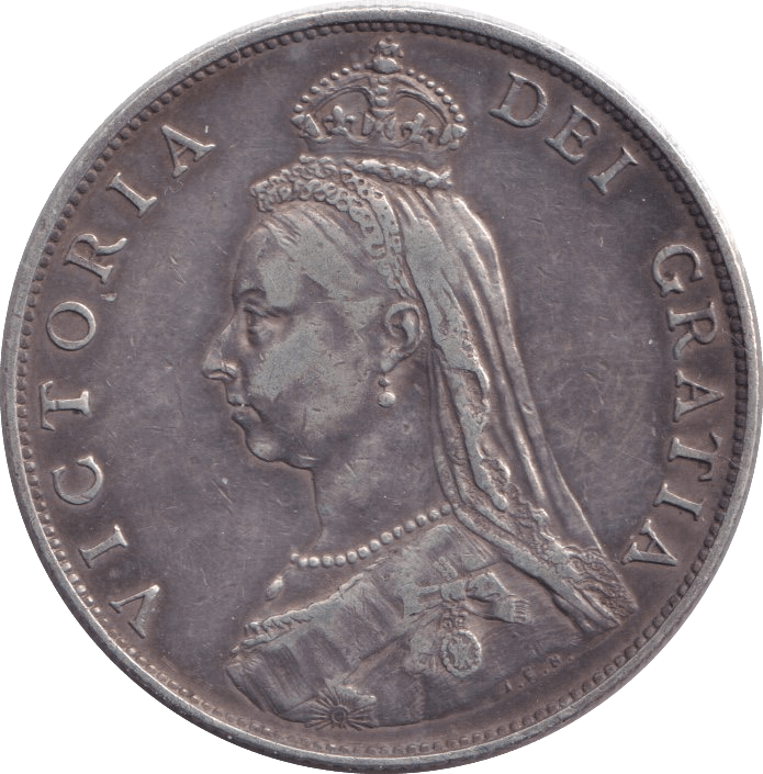 1887 HALFCROWN ( VF ) - HALFCROWN - Cambridgeshire Coins