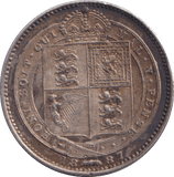 1887 SHILLING ( EF ) - SHILLING - Cambridgeshire Coins