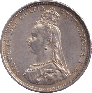 1887 SHILLING ( EF ) - SHILLING - Cambridgeshire Coins