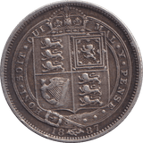 1887 SIXPENCE ( GF ) - SIXPENCE - Cambridgeshire Coins