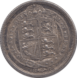 1887 SIXPENCE ( VF ) 3 - SIXPENCE - Cambridgeshire Coins