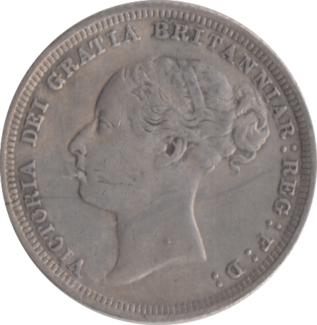 1887 SIXPENCE ( VF ) - Sixpence - Cambridgeshire Coins