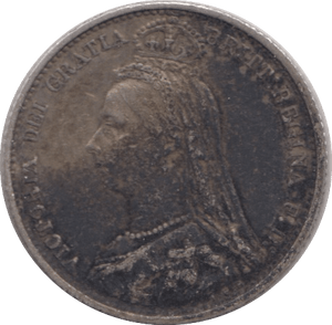 1887 SIXPENCE ( VF ) - Sixpence - Cambridgeshire Coins