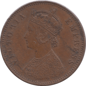 1888 1/4 ANNA INDIA - WORLD COINS - Cambridgeshire Coins