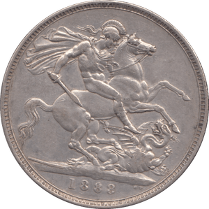 1888 CROWN ( EF ) - CROWN - Cambridgeshire Coins