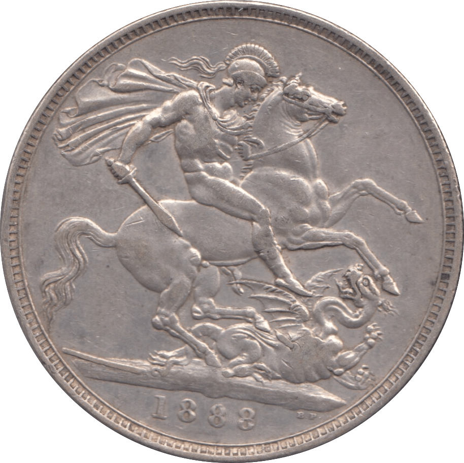 1888 CROWN ( EF ) - CROWN - Cambridgeshire Coins