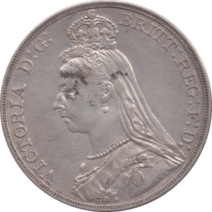 1888 CROWN ( EF ) - CROWN - Cambridgeshire Coins