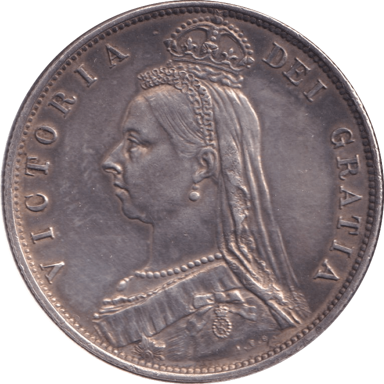 1888 HALFCROWN ( EF ) - HALFCROWN - Cambridgeshire Coins