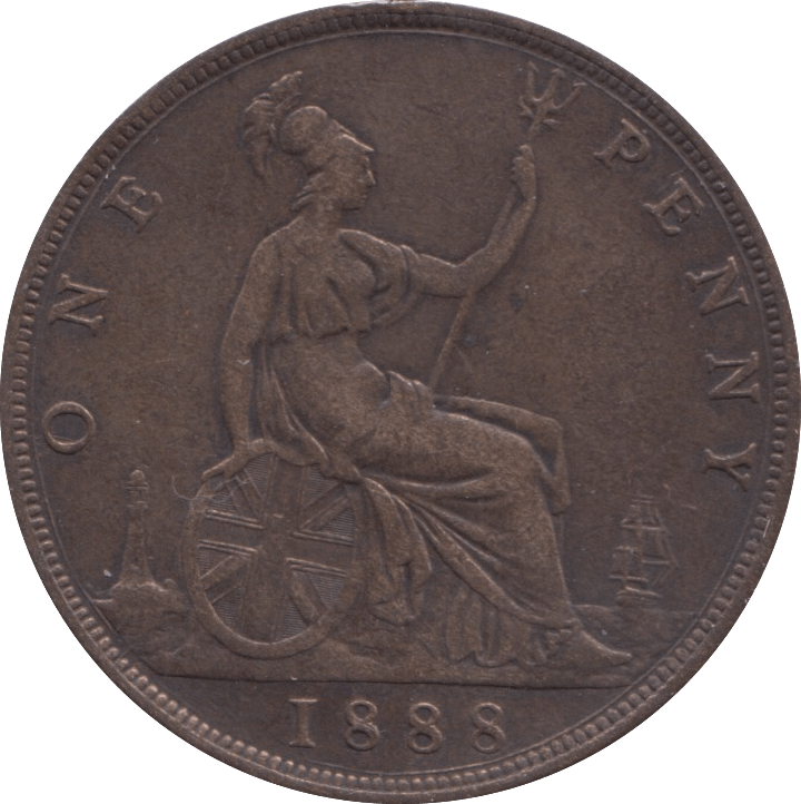 1888 PENNY ( VF ) - PENNY - Cambridgeshire Coins