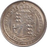 1888 SHILLING ( AUNC ) - SHILLING - Cambridgeshire Coins