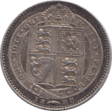 1888 SIXPENCE ( EF ) * - Sixpence - Cambridgeshire Coins