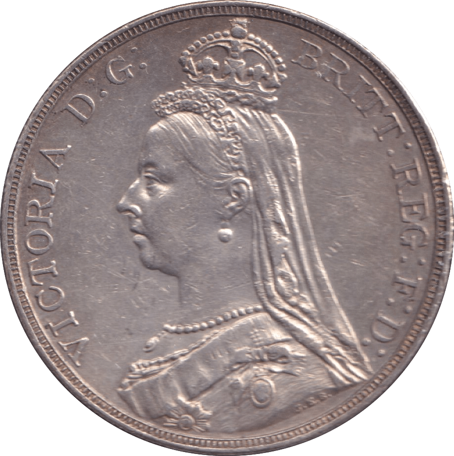 1889 CROWN ( EF ) - CROWN - Cambridgeshire Coins