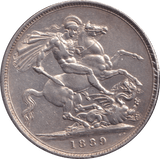 1889 CROWN ( EF ) - CROWN - Cambridgeshire Coins