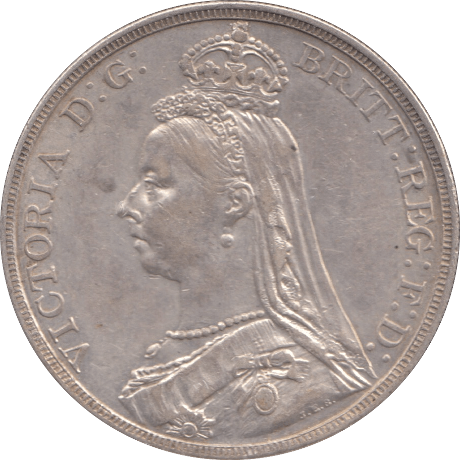 1889 CROWN ( EF ) - CROWN - Cambridgeshire Coins