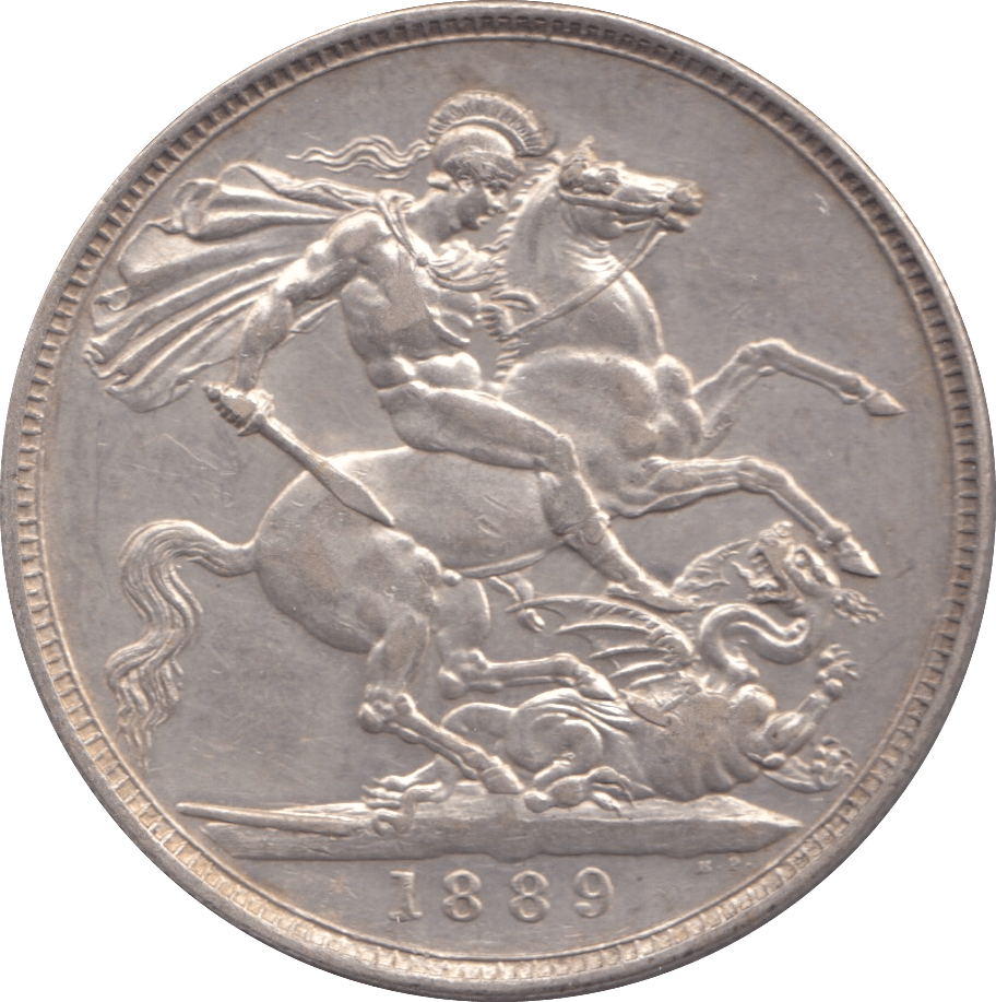 1889 CROWN ( EF ) - CROWN - Cambridgeshire Coins