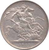 1889 CROWN ( EF ) - CROWN - Cambridgeshire Coins