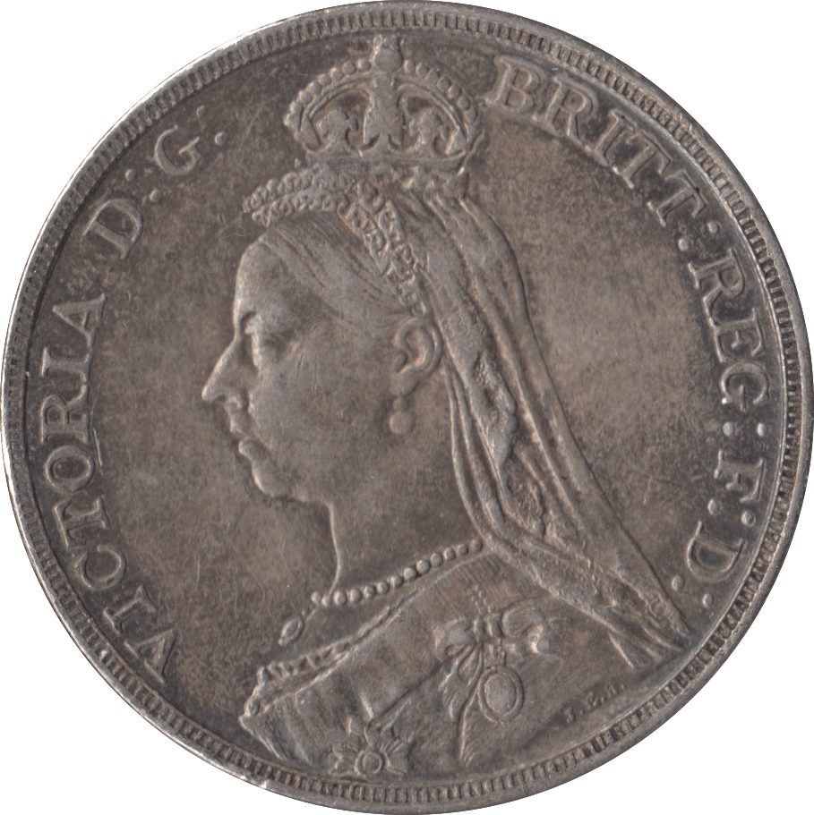 1889 CROWN ( EF ) - CROWN - Cambridgeshire Coins