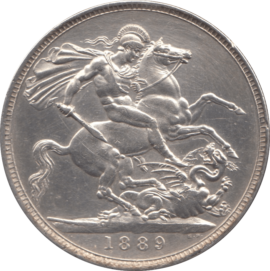 1889 CROWN ( EF ) - CROWN - Cambridgeshire Coins