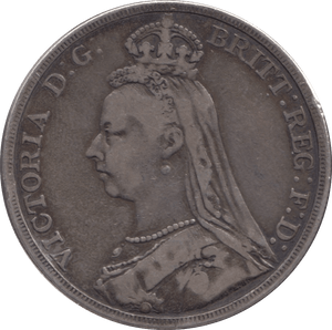 1889 CROWN ( FINE ) 3 - CROWN - Cambridgeshire Coins